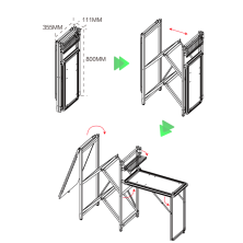 Складна тумба для зберігання BRS-Z12