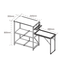 Складна тумба для зберігання BRS-Z12