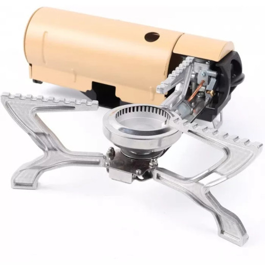 Набір Газовий пальник BRS-99 + Газовий балон цанговий бутановий Quest, 220гр