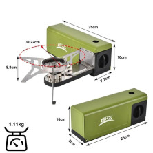 Газовий пальник BRS-97 зелений