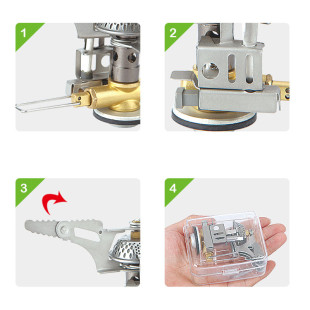 Газовая горелка BRS-3 с пьезоподжигом