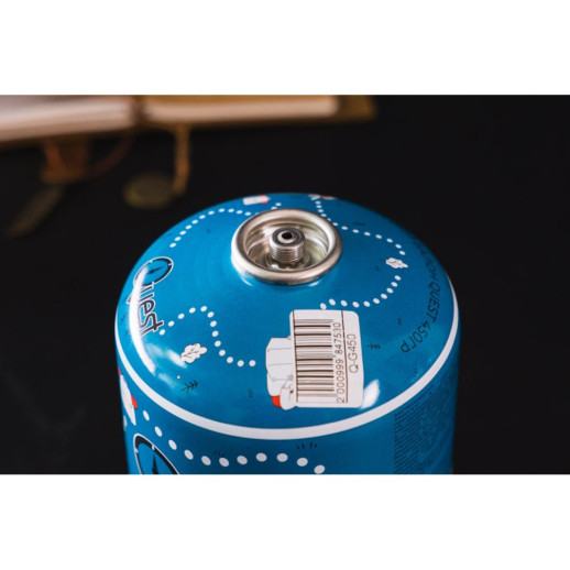 Газовый обогреватель BRS-H22 + Газовый баллон резьбовой бутановый Quest, 450гр